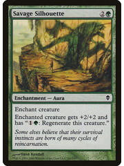 Magic: The Gathering Savage Silhouette (181) Moderately Played