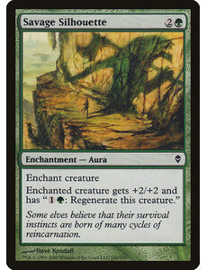 Magic: The Gathering Savage Silhouette (181) Moderately Played