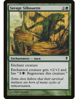 Magic: The Gathering Savage Silhouette (181) Moderately Played