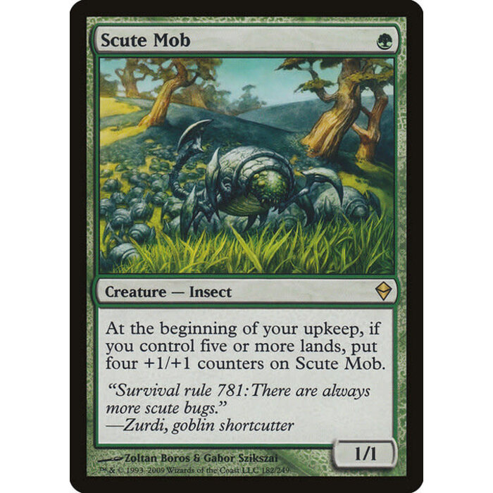 Magic: The Gathering Scute Mob (182) Moderately Played