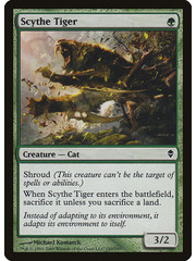Magic: The Gathering Scythe Tiger (183) Moderately Played