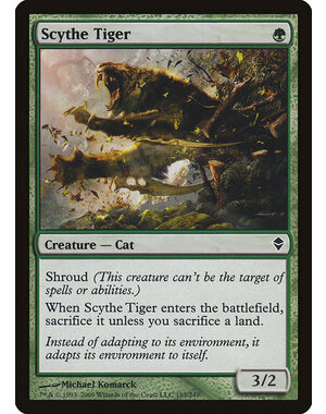 Magic: The Gathering Scythe Tiger (183) Moderately Played