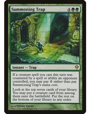 Magic: The Gathering Summoning Trap (184) Moderately Played Foil
