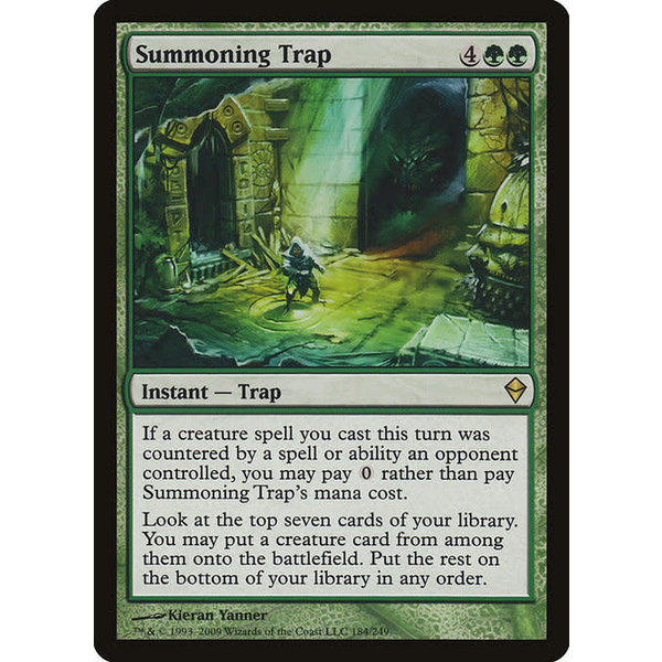 Magic: The Gathering Summoning Trap (184) Moderately Played Foil