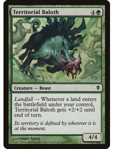 Magic: The Gathering Territorial Baloth (188) Moderately Played
