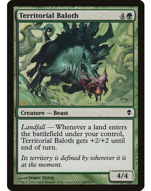 Magic: The Gathering Territorial Baloth (188) Moderately Played