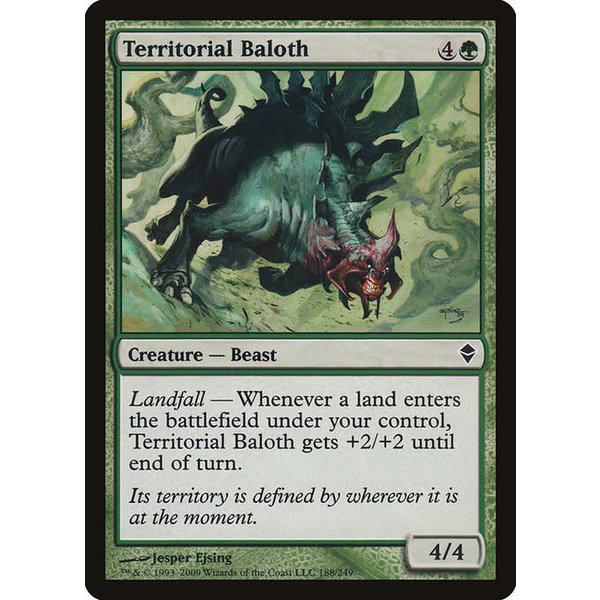 Magic: The Gathering Territorial Baloth (188) Moderately Played