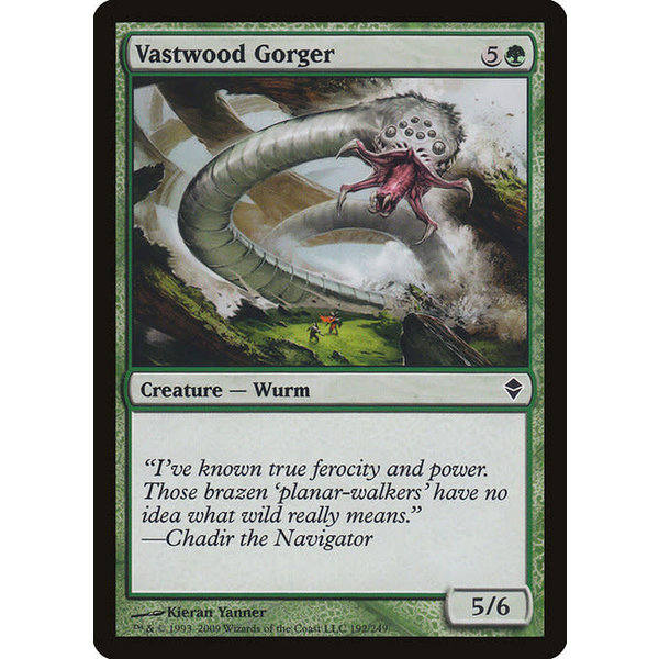 Magic: The Gathering Vastwood Gorger (192) Moderately Played
