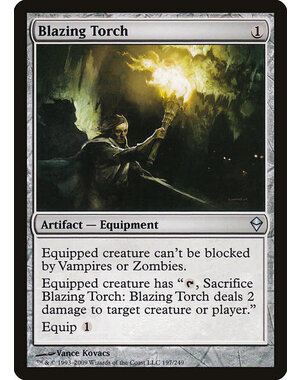 Magic: The Gathering Blazing Torch (197) Moderately Played