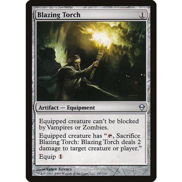 Magic: The Gathering Blazing Torch (197) Moderately Played