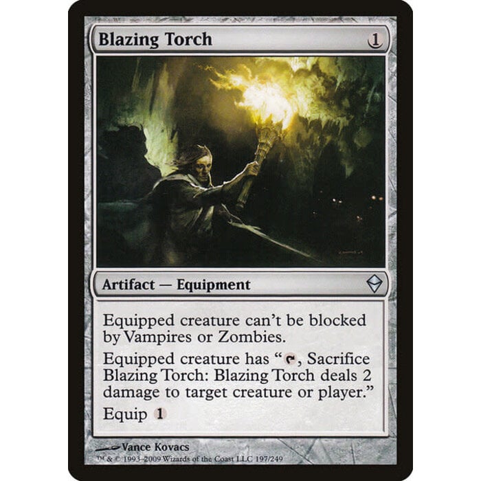 Magic: The Gathering Blazing Torch (197) Moderately Played