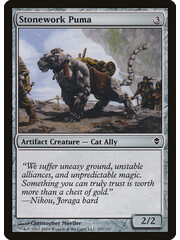 Magic: The Gathering Stonework Puma (207) Moderately Played