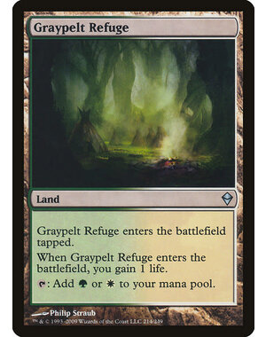 Magic: The Gathering Graypelt Refuge (214) Lightly Played