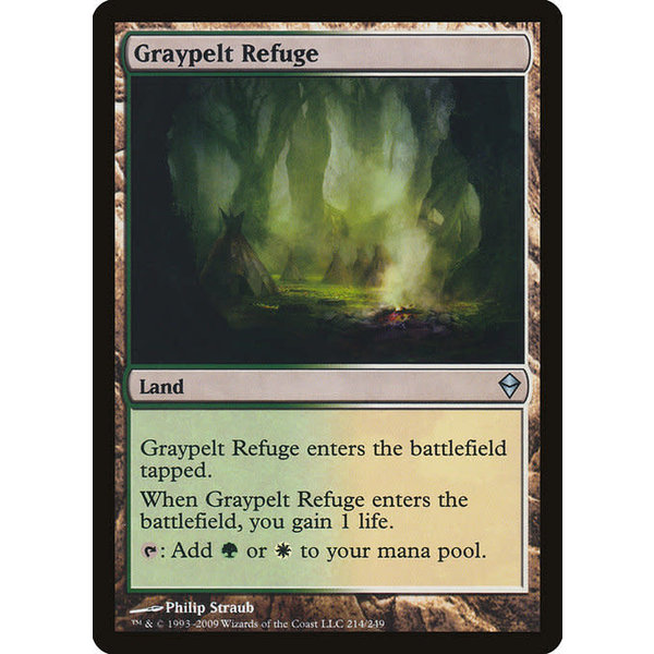 Magic: The Gathering Graypelt Refuge (214) Lightly Played