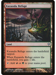 Magic: The Gathering Kazandu Refuge (217) Lightly Played