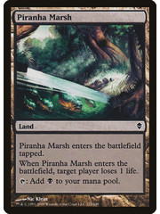 Magic: The Gathering Piranha Marsh (222) Moderately Played