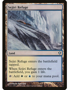 Magic: The Gathering Sejiri Refuge (224) Lightly Played
