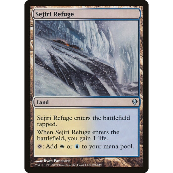 Magic: The Gathering Sejiri Refuge (224) Lightly Played