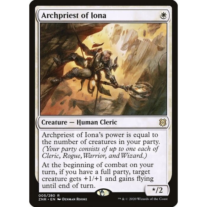 Magic: The Gathering Archpriest of Iona (005) Near Mint