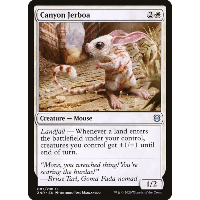 Magic: The Gathering Canyon Jerboa (007) Near Mint Foil