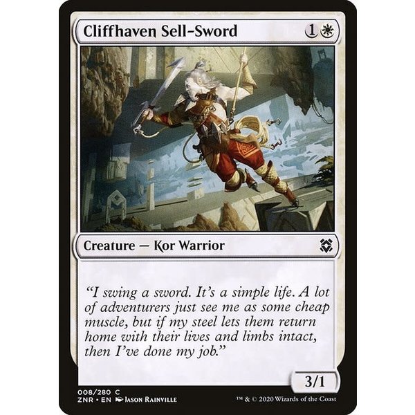 Magic: The Gathering Cliffhaven Sell-Sword (008) Near Mint