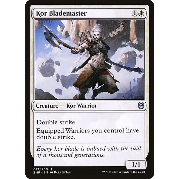 Magic: The Gathering Kor Blademaster (021) Near Mint