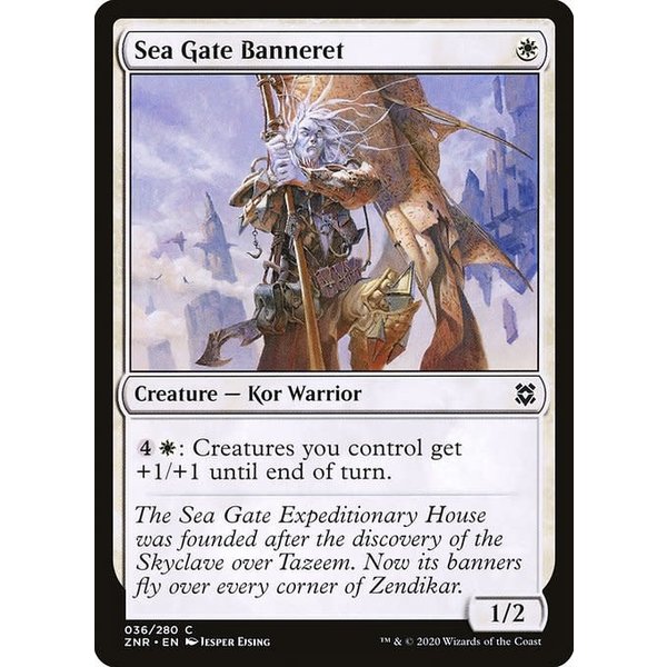 Magic: The Gathering Sea Gate Banneret (036) Near Mint