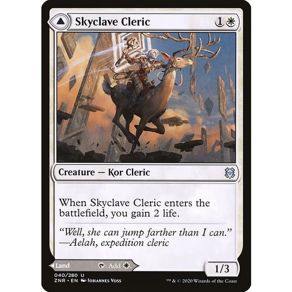Magic: The Gathering Skyclave Cleric (040) Lightly Played Foil