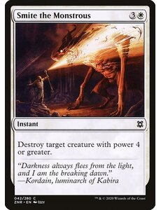 Magic: The Gathering Smite the Monstrous (042) Near Mint Foil