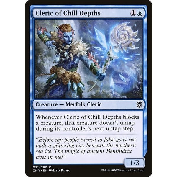 Magic: The Gathering Cleric of Chill Depths (051) Near Mint