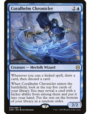 Magic: The Gathering Coralhelm Chronicler (054) Lightly Played Foil
