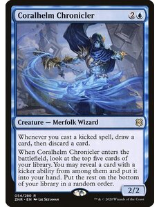 Magic: The Gathering Coralhelm Chronicler (054) Near Mint Foil