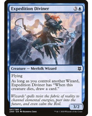Magic: The Gathering Expedition Diviner (057) Near Mint Foil