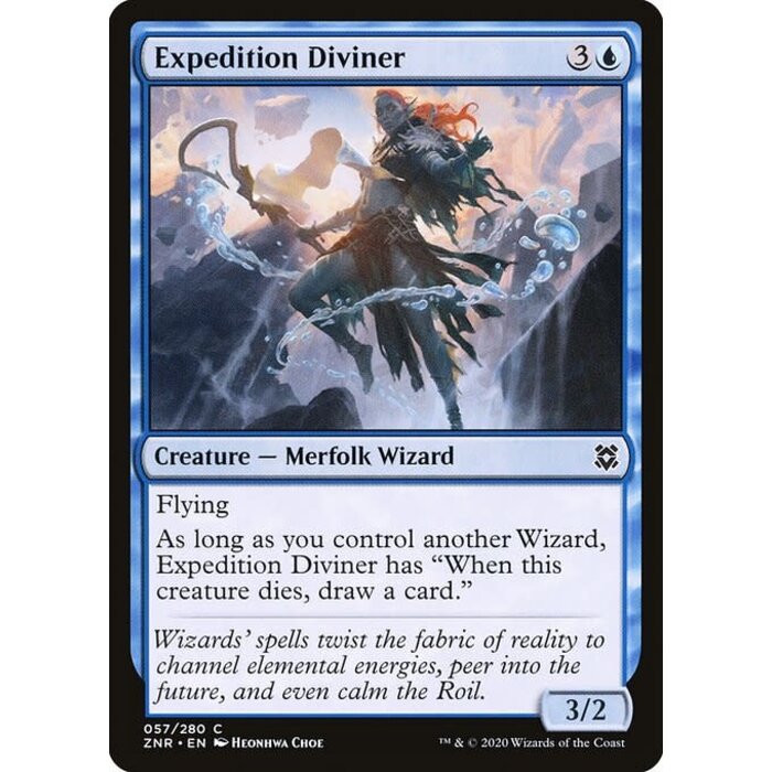 Magic: The Gathering Expedition Diviner (057) Near Mint Foil
