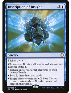 Magic: The Gathering Inscription of Insight (061) Near Mint