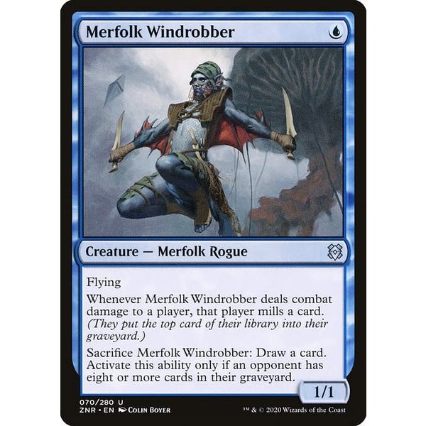 Magic: The Gathering Merfolk Windrobber (070) Near Mint