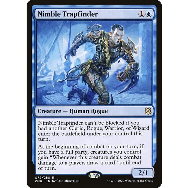 Magic: The Gathering Nimble Trapfinder (072) Lightly Played Foil