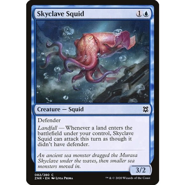 Magic: The Gathering Skyclave Squid (082) Near Mint Foil