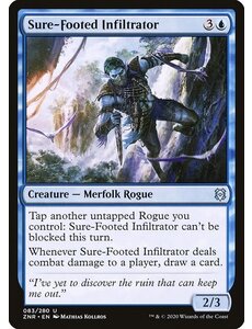 Magic: The Gathering Sure-Footed Infiltrator (083) Lighlty Played