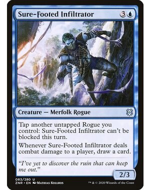 Magic: The Gathering Sure-Footed Infiltrator (083) Near Mint Foil