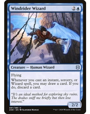 Magic: The Gathering Windrider Wizard (087) Near Mint