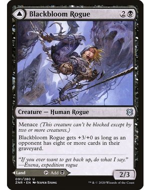 Magic: The Gathering Blackbloom Rogue (091) Lightly Played Foil