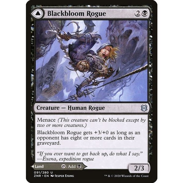 Magic: The Gathering Blackbloom Rogue (091) Lightly Played Foil