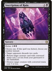 Magic: The Gathering Inscription of Ruin (108) Near Mint Foil