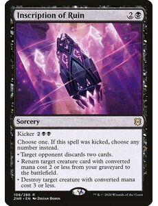 Magic: The Gathering Inscription of Ruin (108) Near Mint Foil