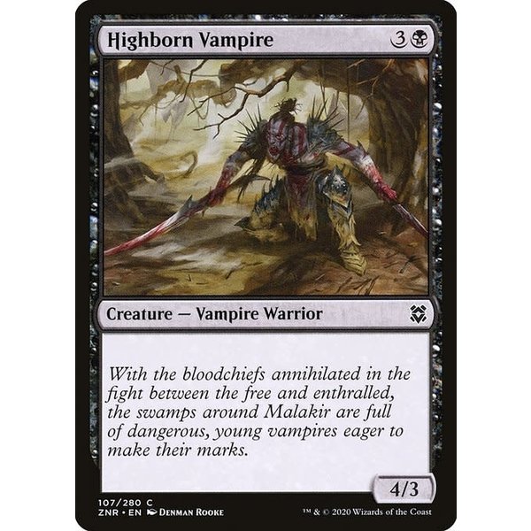 Magic: The Gathering Highborn Vampire (107) Near Mint