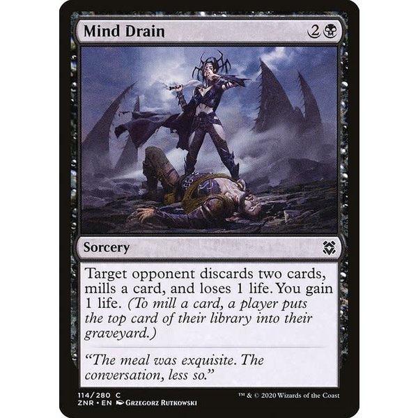 Magic: The Gathering Mind Drain (114) Near Mint Foil