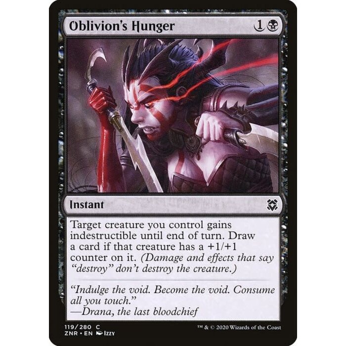 Magic: The Gathering Oblivion's Hunger (119) Near Mint Foil