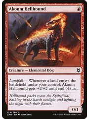 Magic: The Gathering Akoum Hellhound (133) Near Mint