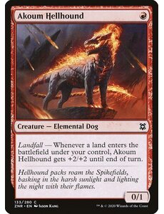 Magic: The Gathering Akoum Hellhound (133) Near Mint